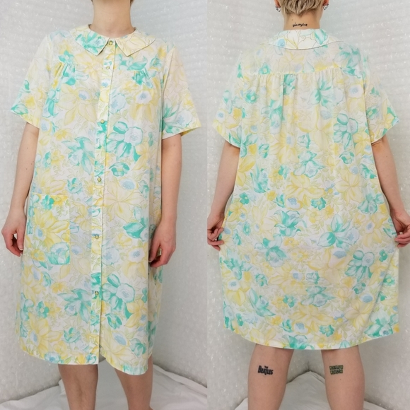 SOLD🌈1960s Sears Kozee Kasuals house dress - Picture 2 of 5